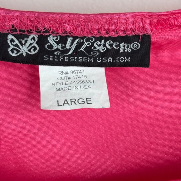 Vintage Y2K Babydoll Tank L Self Esteem Preppy Boho 90s Pink Mean Girls Barbie - Picture 5 of 9